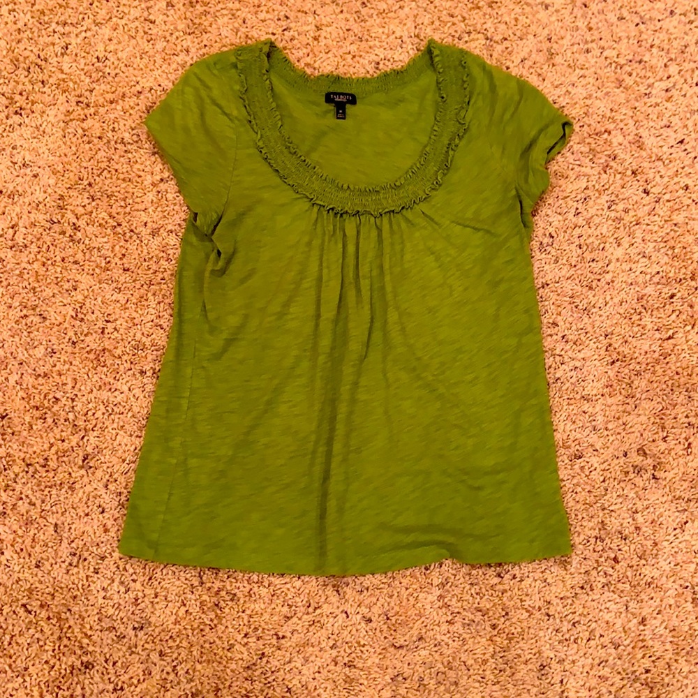 Talbots medium green top